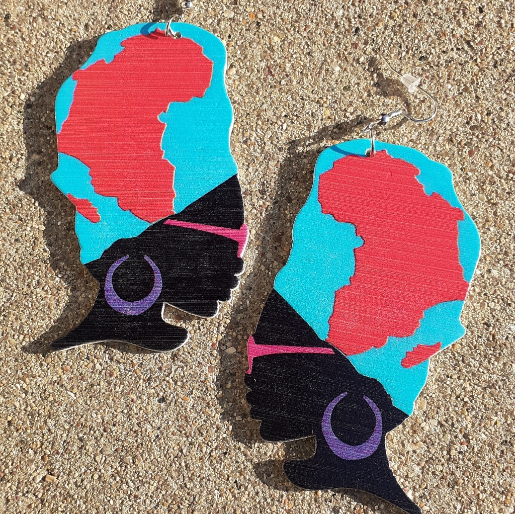 Afrocentric Queen Statement Earrings